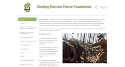 Desktop Screenshot of healingharvestforestfoundation.org